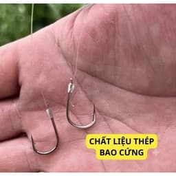 [BAO GIÁ TOÀN SÀN] Lưỡi Mỹ Nhân Ngư Giao Long, Lưỡi Câu Cá Không Ngạnh Chuyên Đánh Trắm Cỏ, Chép, Chống Oải Tốt 7