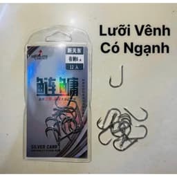[BAO GIÁ TOÀN SÀN] Lưỡi Mỹ Nhân Ngư Giao Long, Lưỡi Câu Cá Không Ngạnh Chuyên Đánh Trắm Cỏ, Chép, Chống Oải Tốt 1