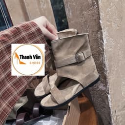 (D0491) Boot sandannu  quai khoá  cao 5 phân  -   Thanh Vân Shoes - Bốt nữ/Sandannu 8