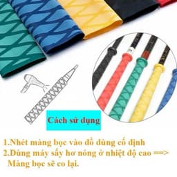 [ BAO GIÁ TOÀN SÀN ] Màng Co Nhiệt Bọc cán cần câu,gậy Bi A, Vợt cầu lông Vân X 4