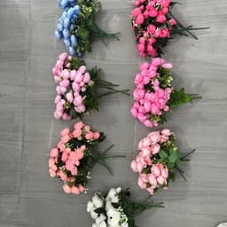 Combo 5 Cụm Trà - Cụm Hồng Trà cắm bó hoa, cắm bình hoa trang trí nhà cửa siêu đep 7