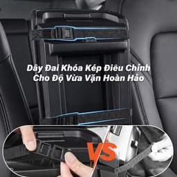 Tấm Đệm Dành Cho Bệ Tì Tay Bằng Da PU Cao Cấp Cho Ô tô / Xe Hơi JOYTUTUS (À Má Zôn Mỹ) 3