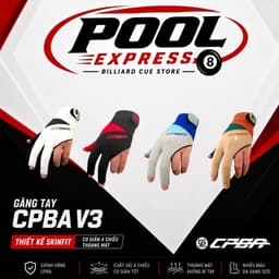 Găng Tay Bida CPBA V3 Tri-Core Series (Chính hãng) 3 Ngón Hở Ngón, Găng Bi A Chuyên Nghiệp Co Giãn Thoáng Khí 1