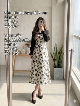 [2hand] Đầm thun phối voan đen nơ kiểu choàng size XS S M L nhỏ 1