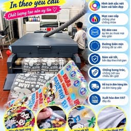 [In Theo Yêu Cầu] Hình In PET Chuyển Nhiệt Theo Yêu Cầu, In Hình Ủi Nhiệt In Theo Mét, Decal Logo Ép Quần Áo 2