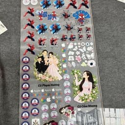 [In Theo Yêu Cầu] Hình In PET Chuyển Nhiệt Theo Yêu Cầu, In Hình Ủi Nhiệt In Theo Mét, Decal Logo Ép Quần Áo 4