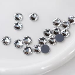 Set đá nail YHB trắng trong lấp lánh nhiều kích thước, túi 360 viên, 1500 viên hoặc khay 700 viên 3