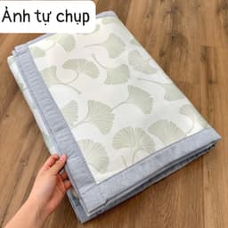 Chiếu bănh lạnh (không cao su non) hoạ tiết kĩ thuật số với nhiều màu sắc in 5D bắt mắt,giặt máy thoải mái 5