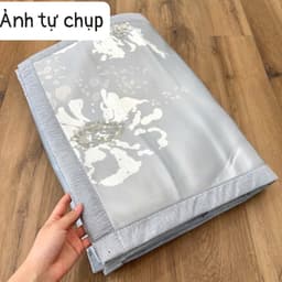 Chiếu bănh lạnh (không cao su non) hoạ tiết kĩ thuật số với nhiều màu sắc in 5D bắt mắt,giặt máy thoải mái 6