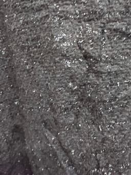 [2hand] Đầm dạ tweed sát nách đen dệt kim tuyến bling khoá kéo sau màu bạc size L XL 4