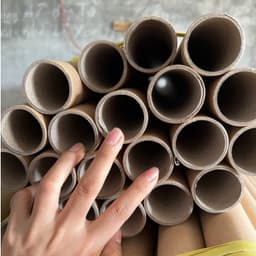 Ống Giấy Tròn ,Dài 125cm-Phi 40-Dầy 3mm Dùng Đóng Gói Hàng Decal 2