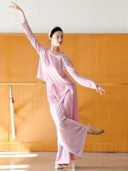 (Hàng sẵn) Quần Múa Cổ Trang Đương Đại Jazz cổ phong - Quần Dài Nữ Ống Rộng - Quần múa trung hoa biểu diễn 3