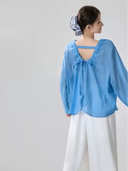 (Hàng sẵn) Áo tập múa cổ trang Áo múa truyền thống (ko kèm áo lót trong) 3
