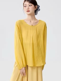 (Hàng sẵn) Áo tập múa cổ trang Áo múa truyền thống (ko kèm áo lót trong) 3