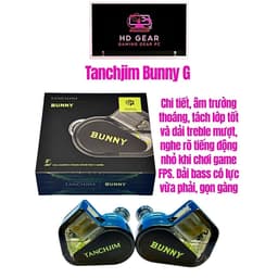 TANCHJIM BUNNY G Phiên bản Tai nghe nhét tai DMT 5 Ultra có Mic Type-C Tai nghe có dây cho điện thoại PC Game 1