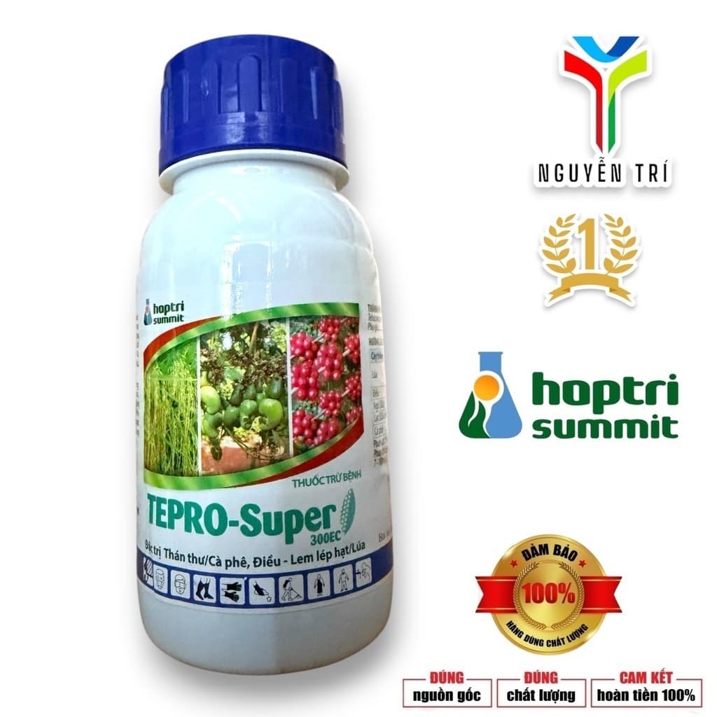 Thuốc Trừ Bệnh Tepro-Super 300EC Hợp Trí - Đặc Trị Thán Thư Điều, Cà Phê, Lem Lép Hạt