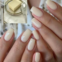 Sơn gel màu vàng bơ (vàng kem nhạt), hãng SORA LAB. 3