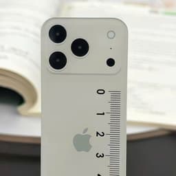 Thước thẳng 20cm họa tiết lưng iPhone logo Apple, thước nhựa dùng cho học tập và làm việc 4