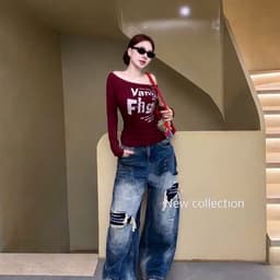 Áo thun lệch vai in chữ cá tính 3