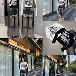 Áo thun nữ lệch vai in chữ cá tính 7