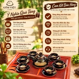 Bộ Ấm Trà Men Hoả Biến Bát Tràng Cao Cấp – Men Độc Đáo, Sang Trọng 7