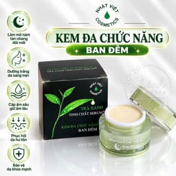 Kem Đêm Nhật Việt Cosmetics Mờ Nám, Tàn Nhang, Đồi Mồi, Ngừa Mụn, Chống Lão Hoá 18gam 2