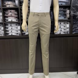 Quần kaki nam Owen màu nâu nhạt regular fit vải renu co giãn chống nhăn bền màu QKR263508 5