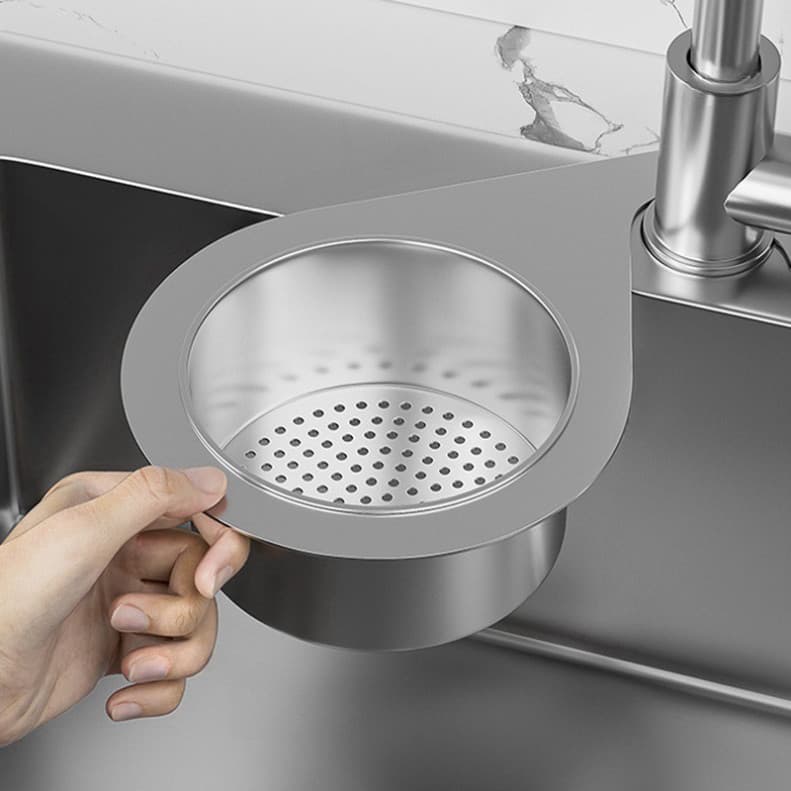 Giỏ Lọc Rác Đa Năng Thiên Nga Treo Vòi Nước Cho Bồn Rửa Chén,Ngăn Ngừa Tắc Nghẽn Hiệu Quả - Dụng cụ lọc rác inox cao cấp