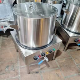 Nồi phở bằng điện 50 lít , nồi hầm xương, Thân nồi inox dày 1ly, Inox 2 lớp cách nhiệt hoàn toàn inox 304 3