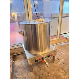 Nồi phở bằng điện 100 lít , nồi hầm xương chính hãng Inox 304 Giá Tốt 3