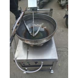 Máy rang cơm tự động, máy chiên cơm tự động, Chảo 55cm năng suất 10-15 xuất/mẻ 4