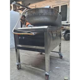 Máy rang cơm tự động, máy chiên cơm tự động, Chảo 55cm năng suất 10-15 xuất/mẻ 6