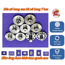 Đầu nổ bỏng gạo 7 péc TQ nổ được 7 loại bỏng, nổ các loại ngũ cốc đậu, ngô dùng điện gia đình/3 pha/ xăng 5