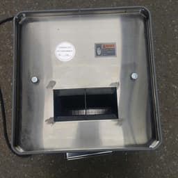 Máy Thái Thịt Loại  2 Cửa 2 kích cỡ dao khác nhau Dao Thép Trắng Chống Gỉ Inox - BH 1 năm 5
