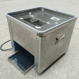 Máy Thái Thịt Loại  2 Cửa 2 kích cỡ dao khác nhau Dao Thép Trắng Chống Gỉ Inox - BH 1 năm 6