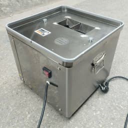 Máy Thái Thịt Loại  2 Cửa 2 kích cỡ dao khác nhau Dao Thép Trắng Chống Gỉ Inox - BH 1 năm 1