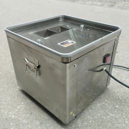 Máy Thái Thịt Loại  2 Cửa 2 kích cỡ dao khác nhau Dao Thép Trắng Chống Gỉ Inox - BH 1 năm 4
