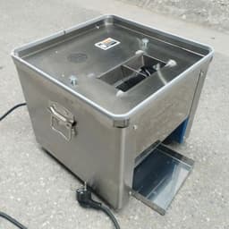 Máy Thái Thịt Loại  2 Cửa 2 kích cỡ dao khác nhau Dao Thép Trắng Chống Gỉ Inox - BH 1 năm 3