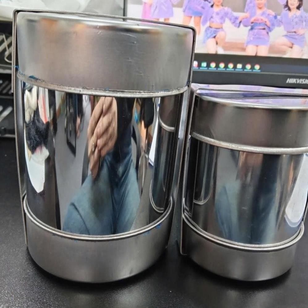 Khuôn làm giò 1kg và 0.5kg làm giò chả, Inox bền đẹp an toàn, không han gỉ Inox Bóng