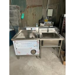 Máy Rửa Bát Đơn 0.8m Sóng Siêu Âm Công Nghiệp – Bồn Rửa 60×60×30cm Inox 304 Cao Cấp 2