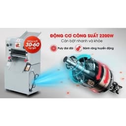 Máy Cán Bột PC35 – Cán Mịn, Cắt Sợi Mì Đều 2mm–5mm, Tiết Kiệm Thời Gian Và Công sức 1