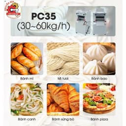 🎯 MÁY CÁN BỘT PC35 THIẾT KẾ KẾT HỢP DAO CẮT SỢI  – GIẢI PHÁP HOÀN HẢO CHO MỌI TIỆM BÁNH 1
