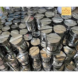Khuôn làm giò chả lụa loại 0.5kg và loại 1kg chất liệu INOX Nắp Dập - Hàng loại 1 4