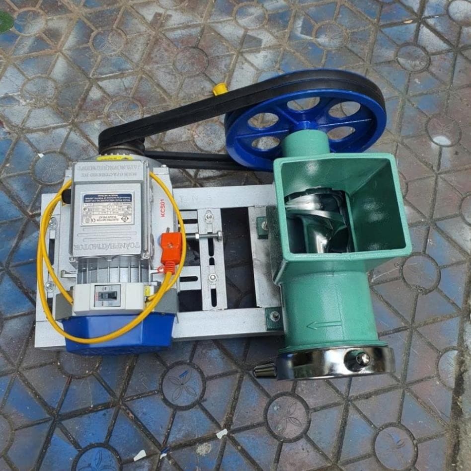 Máy xay đùn thịt cối 52, Máy xay củ quả, xay đùn cám viên -3.5kw mô tơ 100% lõi đồng