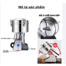 (SEKA 4.5KG) Máy Xay Dược Liệu - Xay Đa Năng Siêu Mịn- Siêu Khỏe Với Năng Suất Chất liệu: Inox 304 chống gỉ 5