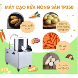 MÁY CẠO VỎ Khoai  tây – Khoai lang – Khoai sọ – Khoai mônTP-450 – GỌT SẠCH, RỬA NHANH 1