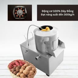 MÁY CẠO VỎ Khoai  tây – Khoai lang – Khoai sọ – Khoai mônTP-450 – GỌT SẠCH, RỬA NHANH 4