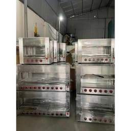 Lò nướng đa năng salamander 4-6-8-10  họng đốt inox 304 chạy gas nướng hải sản, thịt,sườn ... 6