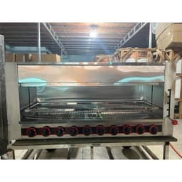 Lò nướng công nghiệp SALAMANDER 10 họng gas - Lò nướng không dầu đa năng: thịt, cá, hải sản, rau củ, bánh 1