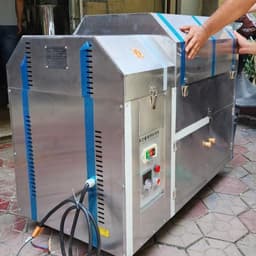 Máy Rang Hạt Công Nghiệp R15E, Năng Suất 10–15Kg/Mẻ, Thép Chịu Nhiệt, Vỏ Inox, Sử Dụng Điện 220V 5